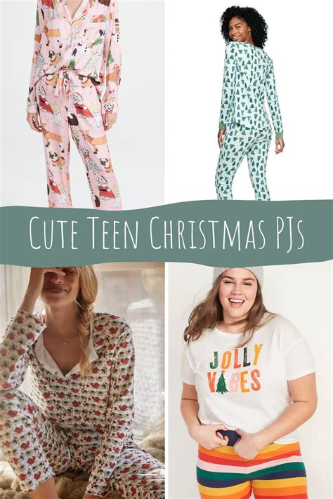 christmas pajamas for teenagers|cute teen girl christmas pajamas.